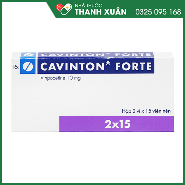 Cavinton Forte - Thuốc hướng tâm thần điều trị rối loạn tuần hoàn não